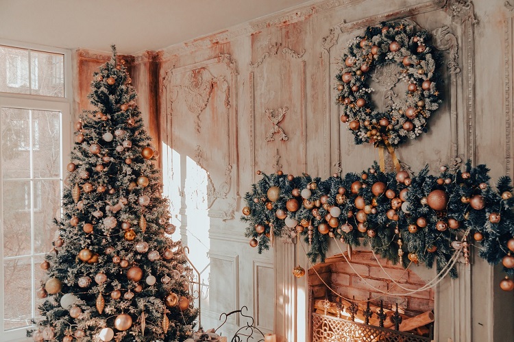 karácsonyfa szobában