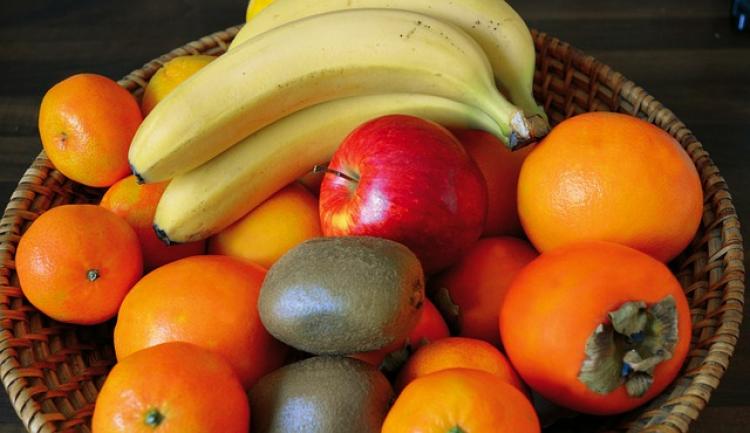 banán gyümölcskosár
