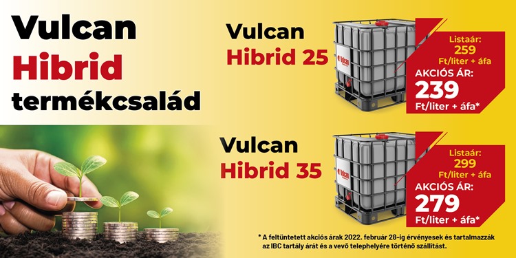 Vulcan Hibrid termékcsalád