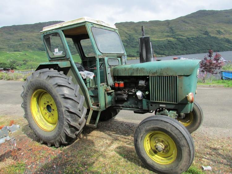 régi traktor