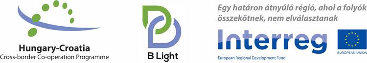 Interreg Hungary-Croatia és B Light logók