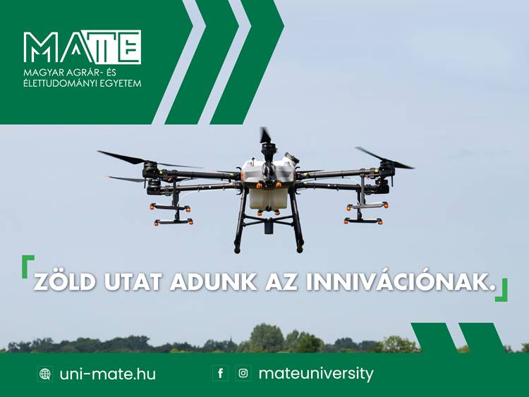 Drón és MATE, zöld út az innovációnak
