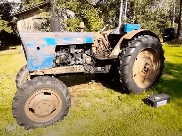 veterán traktor