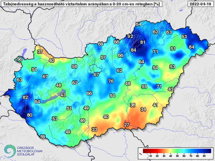 Talajnedvesség 0-20