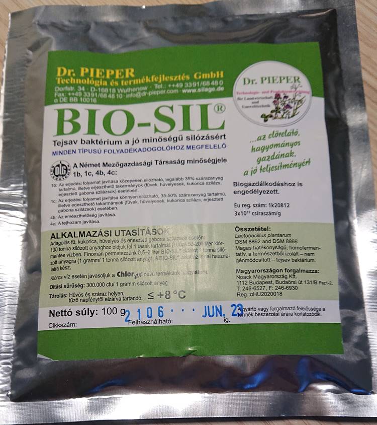 BIO-SIL tejsavbaktérium a minőségi silózáshoz