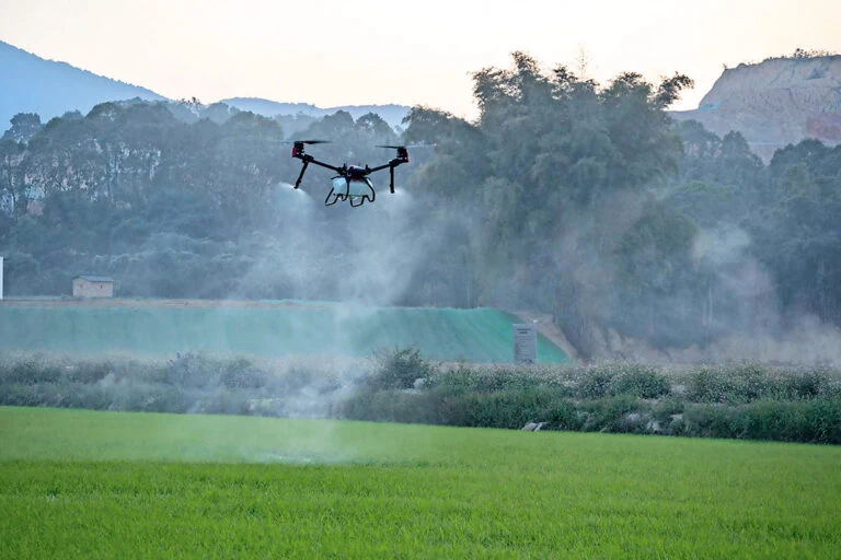légi kijuttatás mezőgazdasági drónnal