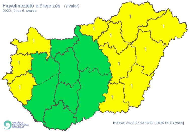 omsz térkép