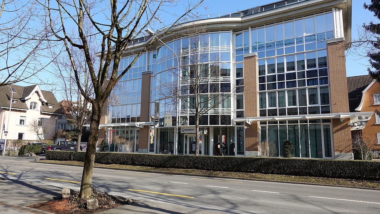 A Nord-Stream irodaháza a svájci Zugban. Kép: Wikipédia