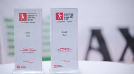 AXIÁL Kft.: dupla győzelem az AGRARTECHNIK Service Award versenyen