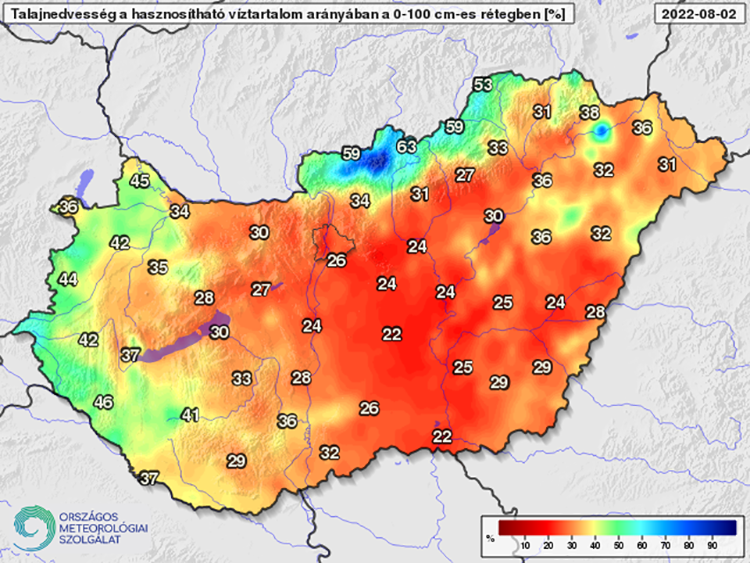 Talajnedvesség 0-100