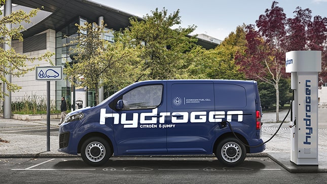 Citroen Jumpy Hydrogen gyors töltéssel