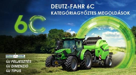 Új Deutz-Fahr 6C traktorsorozat – kategóriagyőztes megoldások