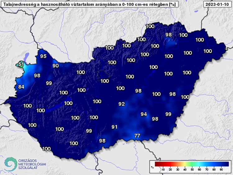Talajnedvesség 0-100