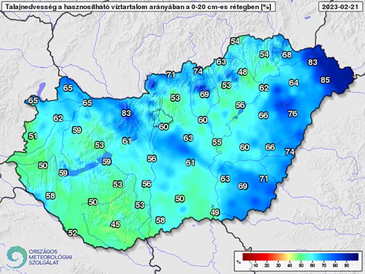 Talajnedvesség 0-20
