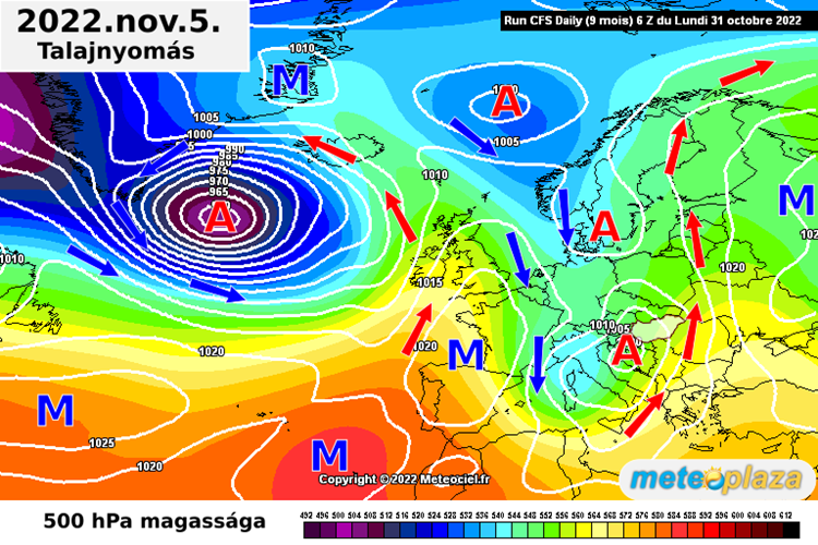 A hét végén érkező mediterrán ciklon inkább csak az ország nyugati területeit öntözi majd