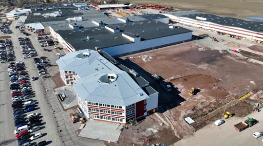 A Väderstad bővíti gyárát és növeli kapacitását az új gyárközponthoz kapcsolódóan