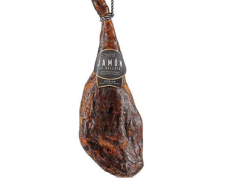 makkal táplált sertésből készült iberico sonka