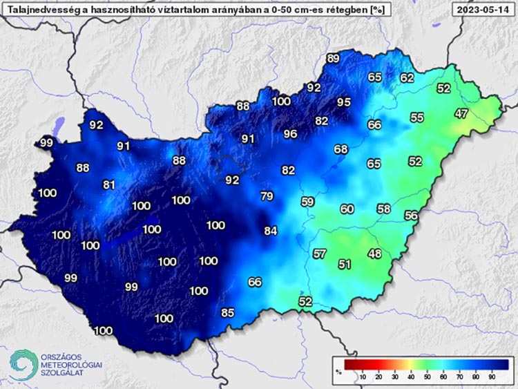 Talajnedvesség 0-50
