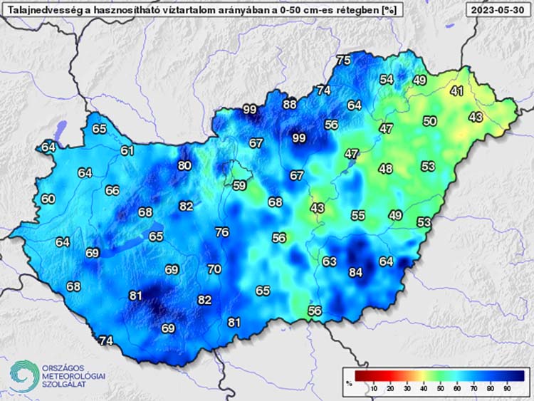 Talajnedvesség 0-50