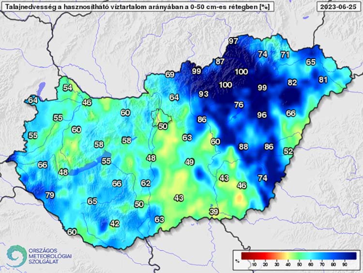 Talajnedvesség 0-50