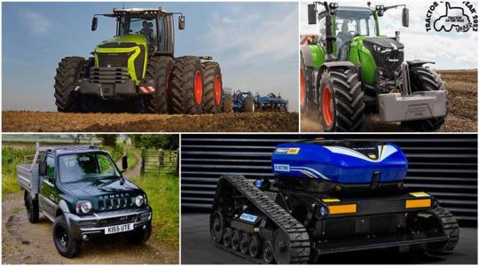 Hatalmas speciális traktorok, az Év traktora díj jelöltjei és gépek az egyedi járművek rajongóinak