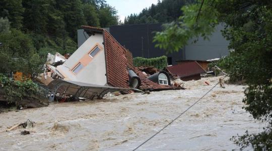 Brutális pusztítást vitt végbe az időjárás Szlovéniában