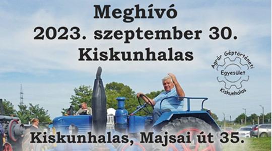 XV. Kiskunhalasi veterán traktorok és motorok találkozója