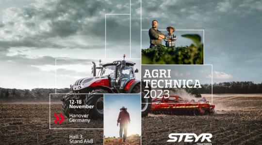 A STEYR nagy dobása az Agritechnicán: három újdonságot is bemutat