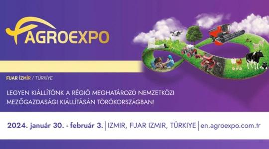 Kiállítási lehetőség magyar vállalatoknak a török Agroexpo-n