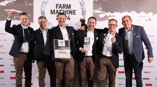 A Väderstad TopDown az E-services rendszerrel elnyerte a Farm Machine 2024 díjat