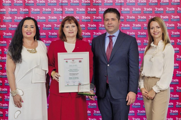 A díjat átvette: Heiszler Gabriella, a SPAR Magyarország elnök-ügyvezető igazgatója