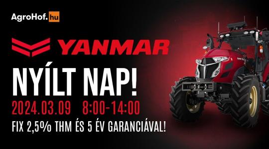 Yanmar traktor bemutató nyílt nap 