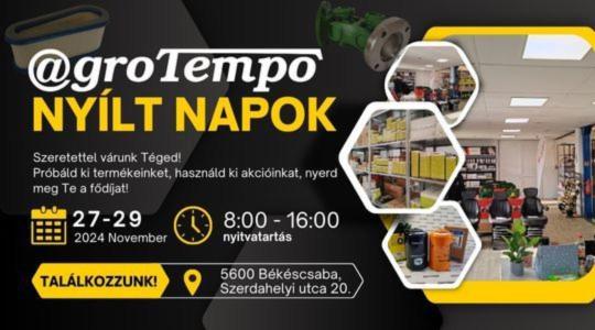 Agrotempo Nyílt Napok – Új alkatrészüzlet Békéscsabán!