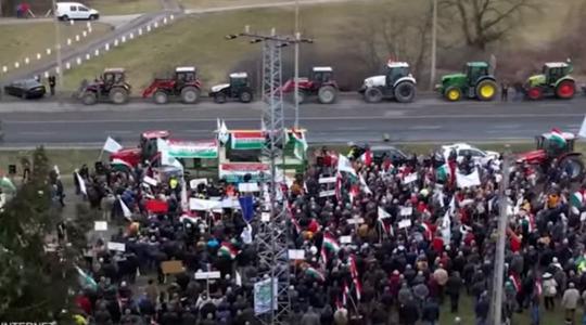 Erőszakossá vált a tüntetés az ukrán-lengyel határon