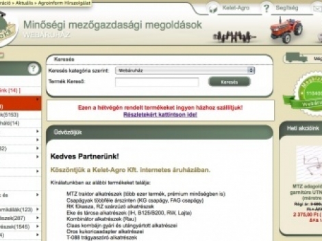 Mezőgazdasági gépalkatrészek ingyenes kiszállítása ezen a hétvégén