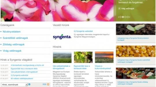 Új, egységes weboldallal erősít a Syngenta