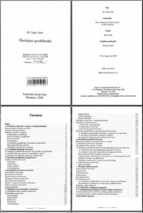 Biogazda OKJ - Ökológiai modulokhoz E-book [részlet]