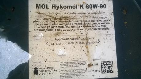 mol hykomol k80w90